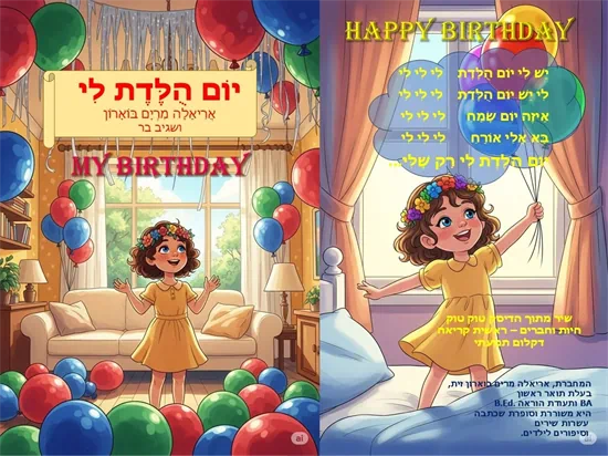 יום הולדת לי    My birthday